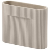 Muuto Ridge Vase, H 16,5 cm, beige