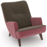 Max Winzer Loungesessel build-a-chair Borano«, rosa