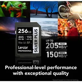 Lexar Silver Plus UHS-1 V30 R205/W150MB/s 256GB