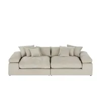 Smart Big Sofa ¦ beige ¦ Maße (cm): B: