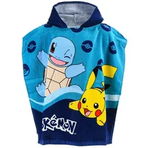 Pokémon Kinder 55x110 cm mit Kapuze in Mehrfarbig | Gr.: onesize