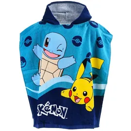 Pokémon Kinder 55x110 cm mit Kapuze in Mehrfarbig | Gr.: onesize