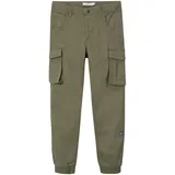 NAME IT Jungen Nkmryan Cargo R TWI Pant 2222-ba Noos Hose, Deep Lichen Green, 170 EU