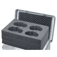 ZARGES Würfelschaumset, HxLxB 410x750x635mm, PU-Schaum
