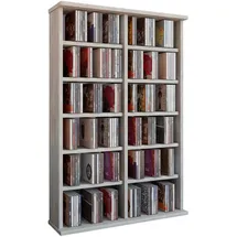 VCM CD-Regal Ronul 60 x 18 x 92 cm Braun
