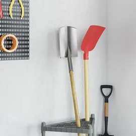 vidaXL Schaufelkopf Schwarz 34,5 x 24 cm Pulverbeschichteter Stahl