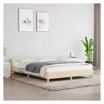 vidaXL Bettgestell 140 x 200 cm Creme