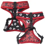 Cerdá Mickey Mouse Hundegeschirr Rot M/L