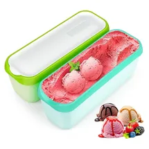 cewrom Eisbehälter grün 1,5 l 2-teiliges Set