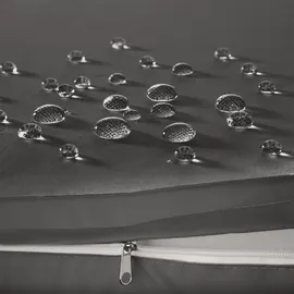 Tectake tectake® Rattan Lounge Siena für 4 Personen, große Aufbewahrungsbox, mit Sicherheitsglasplatte