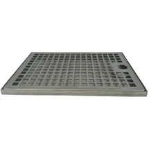 ich-zapfe Tropfblech 34 x 40 x 3 cm Edelstahl