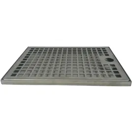 ich-zapfe Tropfblech 34 x 40 x 3 cm Edelstahl