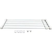 Verstellbares Teleskopregal, Kein Bohren Erforderlich, Metallregal, Schrankorganizer, Ausziehbarer Trennwand, 75–120 Cm, Für Schlafzimmer, Badezimmer, Küche