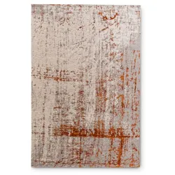 Vintage Teppich Scroom 140 x 200 cm Mischgewebe Orange Terrakotta