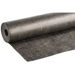 Unkrautvlies Schwarz 1 x 25 m - aus Kunststoff – Gartenvlies – Schutzvlies für den Garten – Pflanzenvlies für gesunde Pflanzen