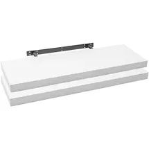 Woltu Bücherregal 90 x 22,9 x 3,8 cm Weiß
