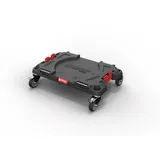 QBRICK System pro Transport Platform Transportwagen 506 x 325 x 140 mm mit 4 Lenkrollen und 2 Bremsen - Qbrick