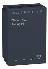 Schneider Electric TMC4HOIS01 Steckmodul, Modicon M241, Applikation Hebetechnik, 2 Analogeingänge, Spannung/Strom, Auflösung 16 Bit, Schraubklemmen