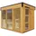 Wolff Finnhaus Saunahaus Paradiso 3x2 (2-Raum) kiefer -