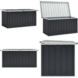 Vidaxl - Gartenbox Anthrazit 129x67x65 cm - Gartendekoration - Gartenaufbewahrung - Gartenbox - Stahlausstattung - Auflagenbox - Home & Living