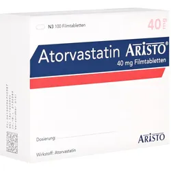 Atorvastatin Aristo 40 mg Filmtabletten 100 St