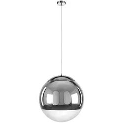 SPOT LIGHT Pendelleuchte "Gino", grau (chrom), Ø 50,00cm H: 150,00cm, Lampen, Deckenleuchte aus Metall für den Wohn- und Essbereich