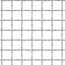 vidaXL Wellengitter 100 x 85 cm Silber