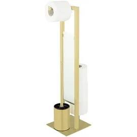 Wenko WC-Bürstengarnitur Rivalta Gold