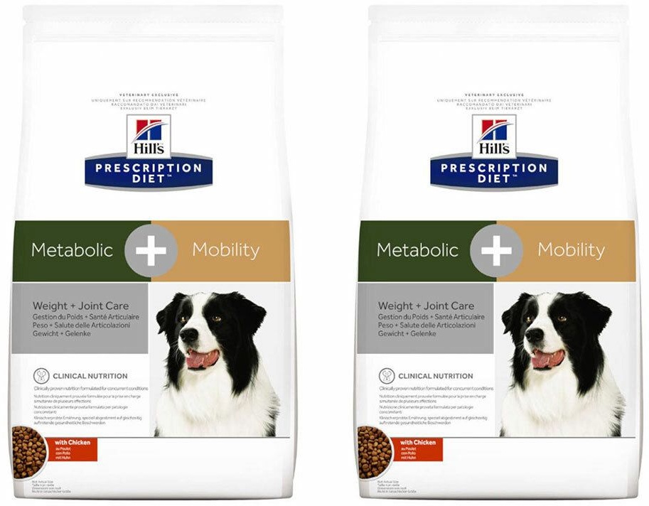 Hill's Prescription DietTM Metabolic + Mobility Croquettes pour chiens 2x12 kg pellet(s)