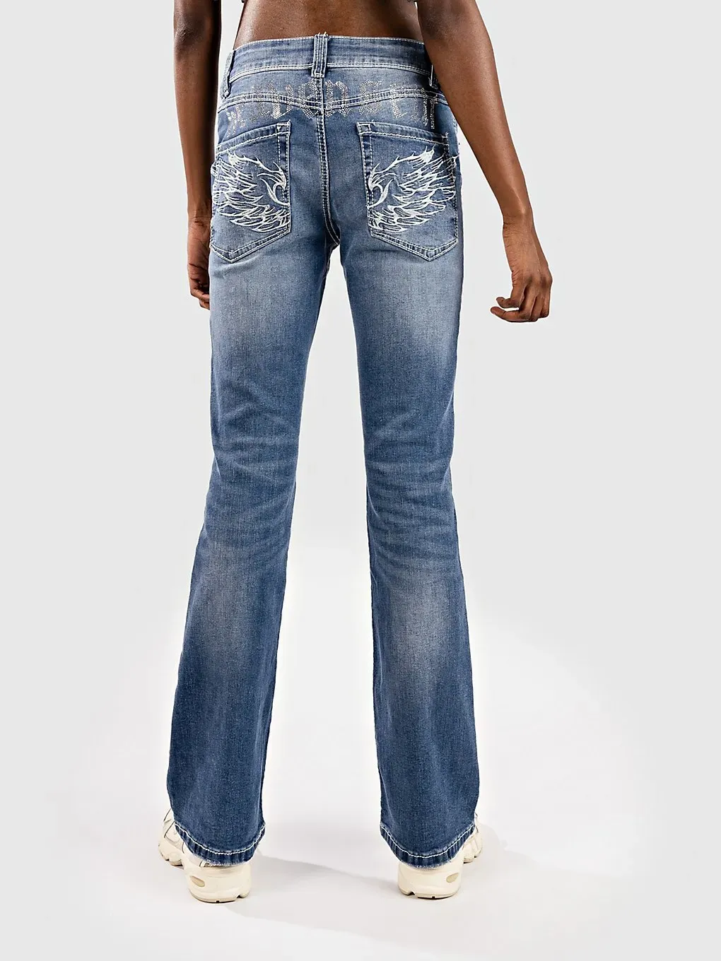 Ninth Hall Alyssia Chain Jeans med wash Gr. 2