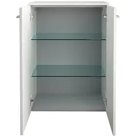 Fackelmann B.style Doppel-Midischrank 60,2 x 82,6 x 32 cm Weiß