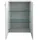 Fackelmann B.style Doppel-Midischrank 60,2 x 82,6 x 32 cm Weiß
