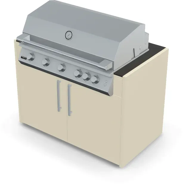 Brabura Fusion 500 RS Modul - Basalt Schwarz / Perle Blanche / Silberner Griff