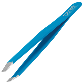 Canal Instrumente canal® Haarpinzette schräg, blau rostfrei 95 mm