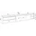 SKRAUT HOME Lowboard 310x50x37 cm Eiche Schwarz Holzwerkstoff