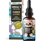 ProFuel Omega-3 KINDER (50 ml) & EPA - 250 mg DHA und 130 mg EPA pro Tag - leckerer Orangen-Geschmack - laborgeprüft mit Zertifikat - Vorrat für 62 Tage - 100% vegan