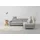 sit&more Ecksofa SIT & MORE "Quincy L-Form", silber, B:249cm H:82cm T:213cm, Sofas, Ecksofa, wahlweise mit Bettfunktion und Bettkasten
