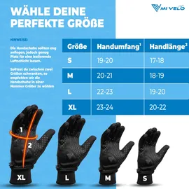 MIVELO Übergangshandschuhe „VELORIDER“ - Reflektierend - XL - Bestseller,oft gekauft,Zubehör