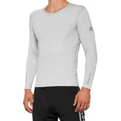100% R-Core Concept Langarm Jersey, grau, Größe L für Männer