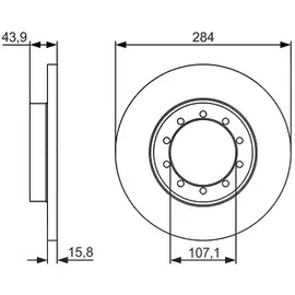 Bosch Bremsscheibe 0 986 479 A34