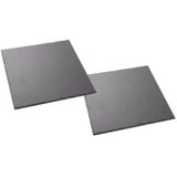 Emilja Servierplatte Schieferplatten 20 x 20cm - 2er Set- quadratisch, Schiefer, (2 Platten)