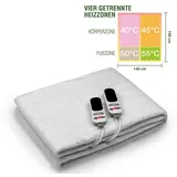 Grafner Wärmeunterbett 190 x 140 cm Weiß