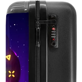 noboringsuitcases 55 cm 4-Rollen Cabin 36 l / 55 cm / lila/neon