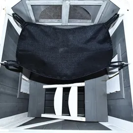PawHut Katzenhaus für Katzenbett oder Katzentoilette Katzenschrank Katzenklo - Grau, 59 x 55 x 109 cm