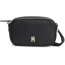 Tommy Hilfiger Logotape Camera Bag Schultertasche Kunstleder Black