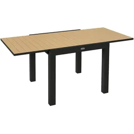 Outsunny Gartentisch 162 x 80 x 75 cm Gelb