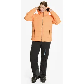 Ziener Damen TRAVA Ski-Jacke/Winterjacke | warm, atmungsaktiv, wasserdicht, apricot, 36