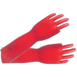 ANSELL Chemiehandschuh AlphaTec Sol-Vex Gr.9 rot EN 388 EN 374 ISO 9001 - 37-900-9