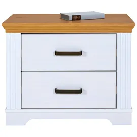 Interlink Nachtschrank Maluno 68 x 41 x 53,2 cm Weiß