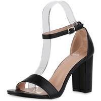 VAN HILL Damen Klassische Sandaletten in Schwarz
